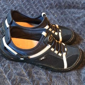 J-41 Sz 9M Navy Traction Soled Shoes